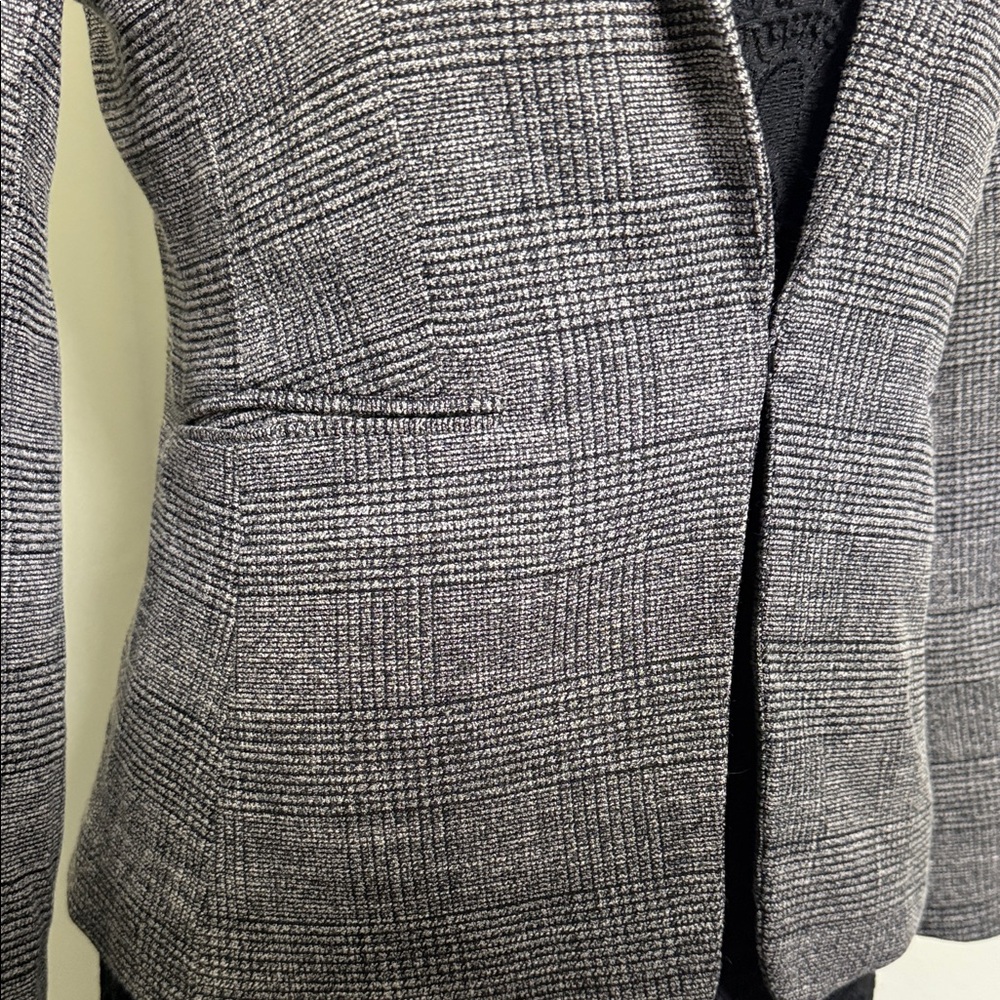 H&M Classic Black and Gray Blazer - Picture 9 of 11